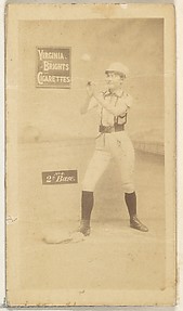 2nd Base, from the Girl Baseball Players series (N48, Type 2) for Virginia Brights Cigarettes