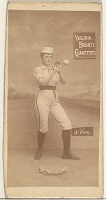 3rd Base, from the Girl Baseball Players series (N48, Type 2) for Virginia Brights Cigarettes