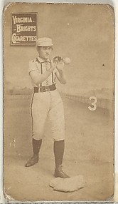 Card 3, from the Girl Baseball Players series (N48, Type 2) for Virginia Brights Cigarettes