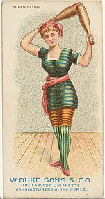 Indian Clubs, from the Gymnastic Exercises series (N77) for Duke brand cigarettes