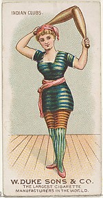 Indian Clubs, from the Gymnastic Exercises series (N77) for Duke brand cigarettes