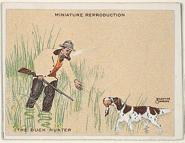 Card 314, The Duck Hunter, from the series 