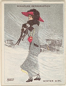 Card 315, Winter Girl, from the series 