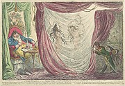 Ci-devant Occupations; or, Madame Talian and the Empress Josephine Dancing Naked before Barrass in the Winter of 1797. - A Fact!