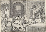 Ignorance and Mercury, an Allegory of Virtue and Vice (lower half)