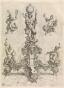 Architectura von Ausstheilung / Symmetria und Proportion der Fünff Seulen