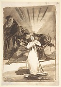 Allegory with a radiant figure beset by dark spirits (Images of Spain Album, 45)