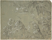 Temptation of St. Anthony (recto); Fantastic Landscape (verso)
