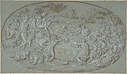 King Midas Feasting At The Arrival of Silenus