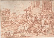 June (one of a series representing the labors of the months)