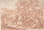 August (one of a series representing the labors of the months)