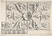 Classical Ceiling Moldings with Floral Ornament