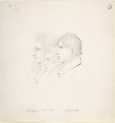 The Prix de Rome Winners of 1817:  Léon Cogniet, Achille Michallon and Antoine Garnaud