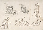 Six Figure Studies, including four for The Poor Italian Family