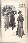 Designs for Three Women's Dresses