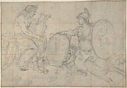Minerva Presenting Two Portraits to Apollo
