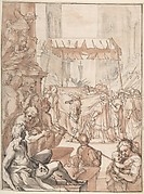 The Body of Saint Catherine of Siena carried in Procession, after Francesco Vanni