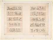 Plate with Ten Bacchanal Scenes