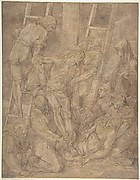 The Descent from the Cross with Saint Francis and Another Friar
