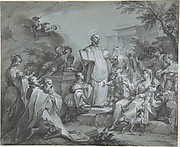 Saint Ignatius of Loyola Preaching