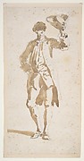 Man Shading His Face with a Tricorne