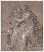 Madonna and Child (recto); Head of the Young Saint John The Baptist (verso)