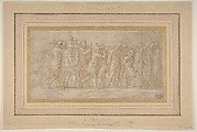 Roman or Greek Warriors Celebrating after a Victory.