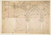 Drawing for Vasari's House in Arezzo