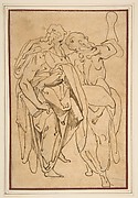 Two Standing Male Figures