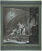 Discovery of the Dead Groom in the Tomb, from Hamlet