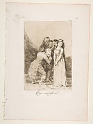 What a sacrifice! (Que sacrificio!), from The Caprices (Los Caprichos), plate 14