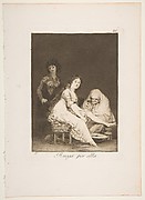She Prays for Her (Ruega Por Ella), from The Caprices (Los Caprichos), plate 31