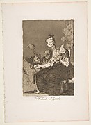 They spin finely (Hilan delgado), from The Caprices (Los Caprichos), plate 44