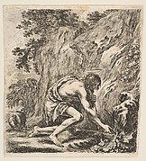 St. John the Baptist Drawing Water from a Spring