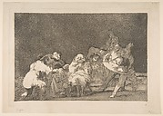 A Man Mocked, from the Disparates (Follies), or Los Proverbios, plate 17