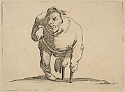 L'Estropié a la Béquille et a La Jambe de Bois (The Cripple with a Crutch and a Wooden Leg), from Varie Figure Gobbi, suite appelée aussi Les Bossus, Les Pygmées, Les Nains Grotesques (Various Hunchbacked Figures, The Hunchbacks, The Pygmes, The Grotesque Dwarfs)