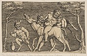 Two Satyrs Placing Silenus on a Braying Ass