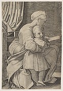 The Virgin Reading with the Infant Christ