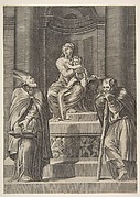 Saint Joseph and a Bishop at the Altar of the Virgin