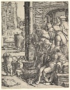 The Poet Virgil in a Basket