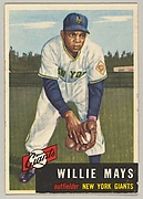 Willie Mays, Outfielder, New York Giants, from the series Dugout Quiz (no. 244)