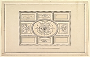 Design for Ceiling at Kirtlington Park, Oxfordshire