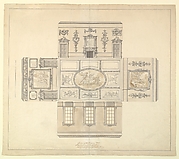 Design for the Dining Room at Kirtlington Park, Oxfordshire