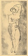Female nude, standing