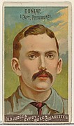 Fred Dunlap, Captain, Pittsburgh, from the Goodwin Champion series for Old Judge and Gypsy Queen Cigarettes