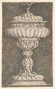 Covered Goblet with a Winged Ball on Top