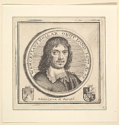 Bust of Hollar in a Circular Frame (published in Vertue's, Description of the Works of the Ingenious Delineator & Engraver, Wenceslaus Hollar)