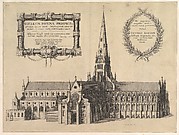 Saint Paul's from the South Showing the Spire (Ecclesiae Paulinae Prospectus...)