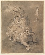Dante and Virgil on the back of Geryon