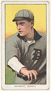 Schmidt, Detroit, American League, from the White Border series (T206) for the American Tobacco Company